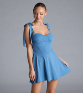 Sweeter Than Ever Corset Skater Dress