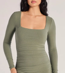 Always A Good Time Long Sleeve Midi Dress