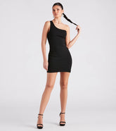 Start The Party Crepe Strappy Mini Dress