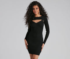 Hawt Crop Ribbed Sweater Top