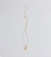 Coastal Chic Starfish Charm Necklace