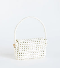 Finishing Touch Woven Shoulder Bag