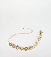 Boho Sleek Cross Concho Chain Belt