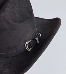 Glam Western Vibe Rhinestone Buckle Strap Cowboy Hat