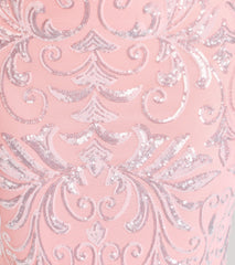 Claire Lace-Up Sequin Mermaid Dress