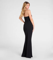 Maude Strapless High Slit Mermaid Dress