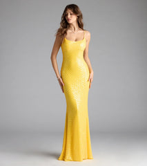 Amal Open Back Mermaid Bead Sequin Formal Dress