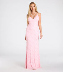 Amanda Tie-Back Mermaid Bow Formal Dress