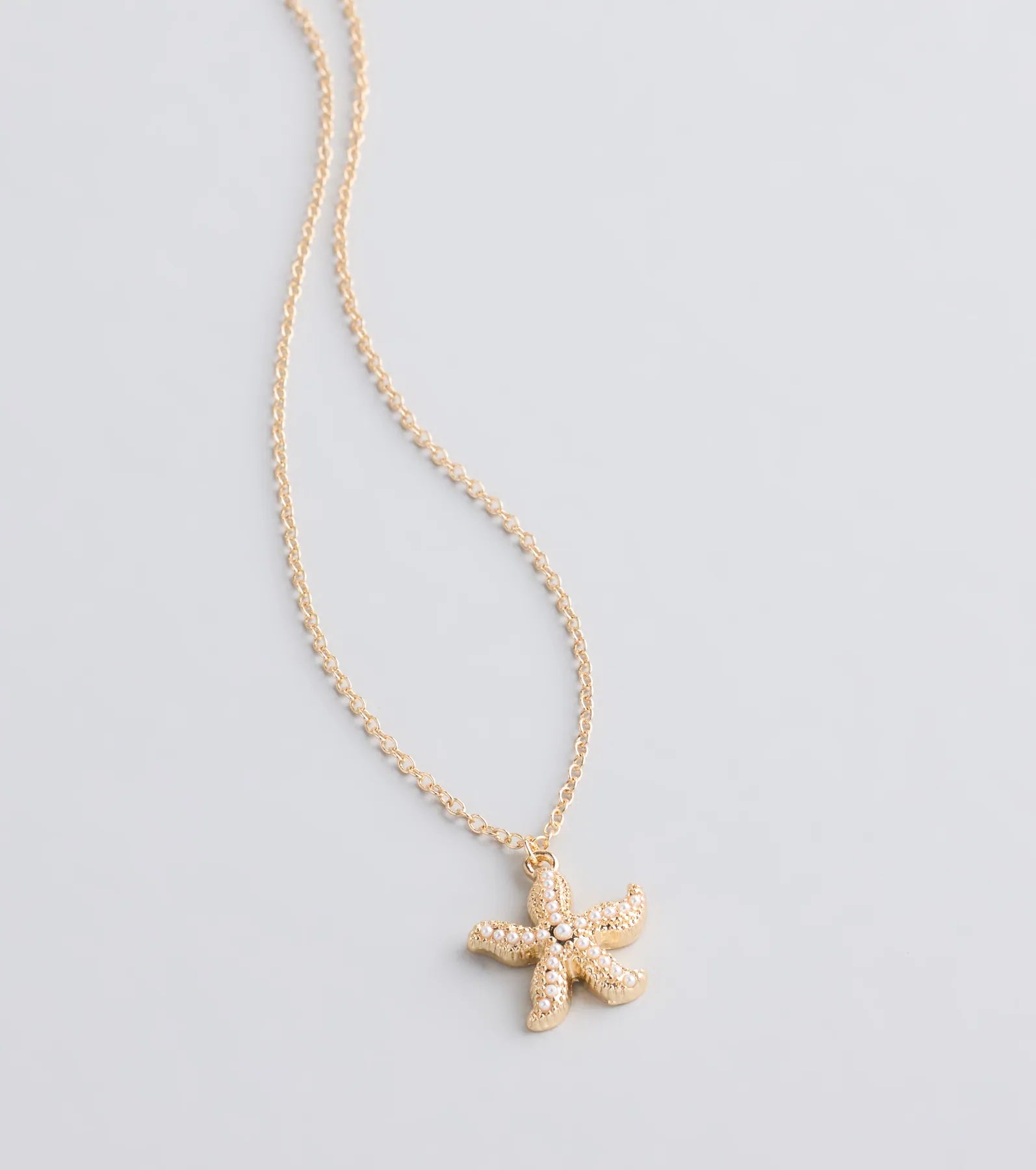 Coastal Chic Starfish Charm Necklace