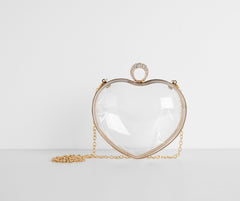 Clear Heart Clutch