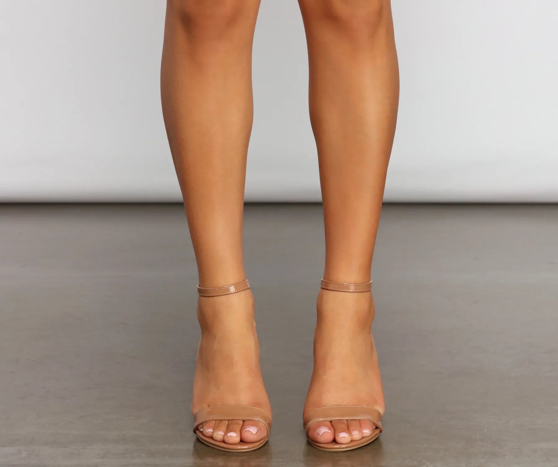 So Posh Patent Faux Leather Block Heels